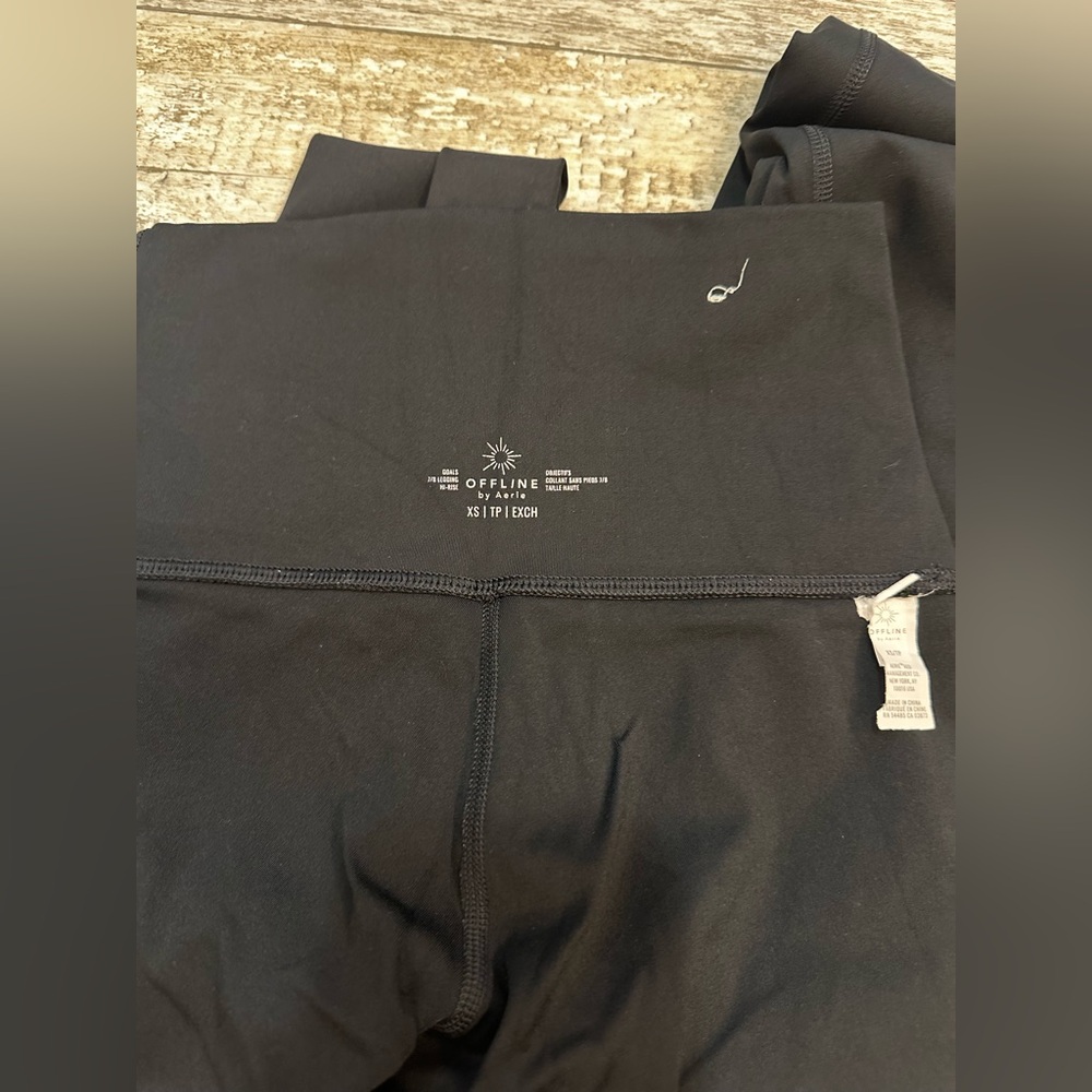 Offline by Aerie Black High-Waisted Leggings